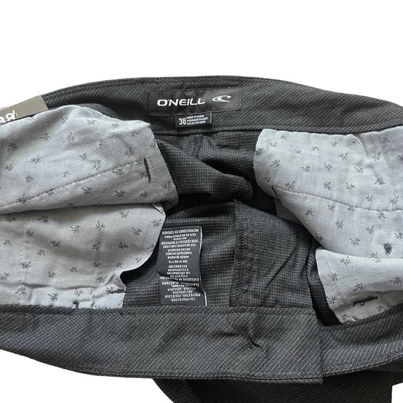 NWT  Men's  O'NEILL  Black  10"  Inseam 2-WAY STRETCH Casual  Shorts Size 38 - Picture 5 of 6